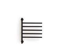 WARM TOWEL MINIMAL - Sèche-serviettes Électrique 80W Avec Barres Pivotantes À 180º Noir