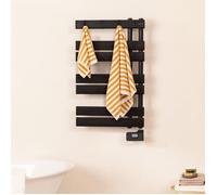 CREATE Radiateur sèche-serviettes électrique à huile WARM TOWEL MODERN 400 W Noir