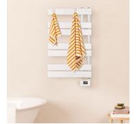 CREATE Radiateur sèche-serviettes WARM TOWEL MODERN - Électrique à huile 400W, Blanc 80x50 cm