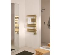 WARM TOWEL MODERN - Radiateur Sèche-serviettes Électrique À Huile 400W Or Brossé. Basse Consommation