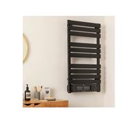 WARM TOWEL PRO - Sèche-serviettes électrique avec chauffage et Wifi 1500W - Noir Noir G