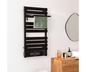 WARM TOWEL PRO - Sèche-serviettes Électrique Avec Chauffage Et Wifi 1500W Noir. Basse Consommation