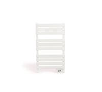 WARM TOWEL - Sèche-serviettes électrique au sol ou mural 500W - Blanc