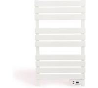 CREATE Sèche-serviettes électrique Warm Towel 500W Minuterie 8h Écran LCD Mur ou Sol Blanc