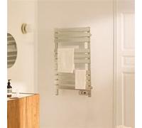 WARM TOWEL - Sèche-serviettes électrique au sol ou mural 500W - Inox