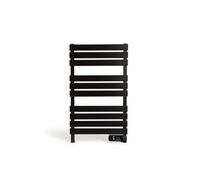 WARM TOWEL - Sèche-serviettes électrique au sol ou mural 500W - Noir Noir G