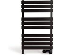 WARM TOWEL - Sèche-serviettes électrique au sol ou mural 500W - Noir Noir G