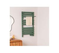 WARM TOWEL - Sèche-serviettes électrique au sol ou mural 500W - Vert sauge