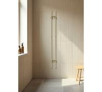 WARM TOWEL TUBE - Sèche-serviettes Électriques 60W/120W Or Brossé. Basse Consommation