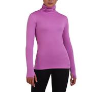 Warm-Up Femme - Tee-Shirt Manches Longues De Sport Et Running - Avec Col Roulé