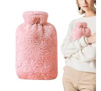 Warm Water Bottle, Hot Water Bottle With Cover, Reusable With Cover Hand Warmer For Discomfort Relief Cold Compress Menstrual Cramps Home Office Travel Winter Adults Kids Elderly