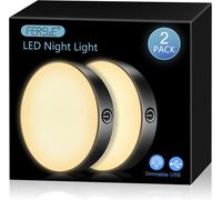 Warm White Cupboard Light, Led Night Light With 1000Mah Large Battery Led Cabinet Light For Closet, Cabinet, Shelf, Wall And Office (2Pcs)