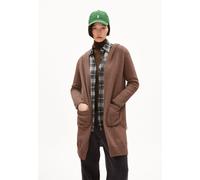 WARMAA | Veste en maille coupe décontractée en laine bio mélangée - beige (S)