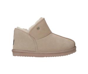 Warmbat - Chausson Confortable en Daim Boot - Femme - Chaussures - Beige - Taille: 39 EU