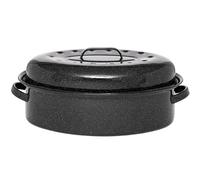 warmcook cocotte ovale en acier carbon 46x31cm 0509 roaster graniteware