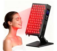 Warmforwel 105W Lampe de Thérapie par Lumière Rouge et Infrarouge - Lampe LED 660nm & 850nm pour Soulagement de la Douleur, Récupération Musculaire & Santé de la Peau - Appareil de Bien avec 4 Modes