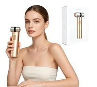Warmforwel Appareil de lifting facial 3-en-1, microcourant EMS 1000 Hz, 3 niveaux, lumière LED 3 couleurs, infusion de sérum, rechargeable par USB - Suitable for women