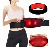 Warmforwel Lot de 300 ampoules LED 660 nm avec lumière rouge et 150 appareils de lumière infrarouge proche de 850 nm, 8 modes, 20 niveaux d'intensité adaptés pour soulager les douleurs du dos, de la