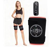 Warmforwel Lot de 60 ampoules LED 660 nm avec lumière rouge et 30 appareils de lumière infrarouge proche de 850 nm, 6 modes, 19 niveaux d'intensité adaptés pour soulager les douleurs du dos, de la