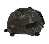 WarmHeartting Housse de Casque Militaire Tactique Camouflage avec Sac de contrepoids pour MICH2000 GEN2, Accessoires de Casque Airsoft