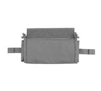 WarmHeartting Pochette de vidange Tactique Enroulable IFAK Sac de Rangement Pliable en Nylon EMT Trauma Pouch Poche de Premiers Soins pour Le Transport Quotidien de l'appareil Thoracique, Gris