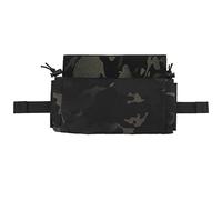 WarmHeartting Pochette de vidange Tactique Enroulable IFAK Sac de Rangement Pliable en Nylon EMT Trauma Pouch Poche de Premiers Soins pour Le Transport Quotidien de l'appareil Thoracique, Camouflage