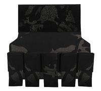 WarmHeartting Tactique 5BH 40MM 5 Banger Hanger Pouch 5 Rounds M203 Grenade Sac de Rangement avec Crochet et Boucle Gilet de Chasse Airsoft Chest Rig Accessoires