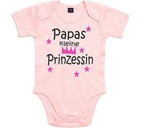 WarmherzIch - Body - Bébé (fille) 0 à 24 mois rose Papas kleine Prinzessin Rosa : 3-6 Monate : 60-66cm