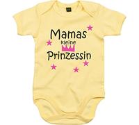 WarmherzIch - Body - Bébé (garçon) 0 à 24 mois jaune Mamas kleine Prinzessin Gelb : 12-18 Monate : 76-86cm