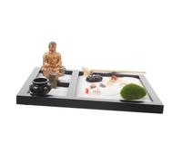 Warmhm 1 Boîte Décoration de Jardin Zen de Table Statue Kit de Jardin Zen pour Bureau et Maison