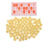Warmhm 1 Ensemble Jeu de Société Bingo Ensemble pour Famille et Fêtes pour Développer des Compétences Sociales et Cognitives