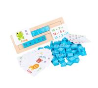 Warmhm 1 Ensemble Jeu Éducatif Blocs Numériques pour Garçon Fille Apprentissage de Alphabet Mathématiques de Construction et Favorise Cognition Compétences Apprentissage Précoce
