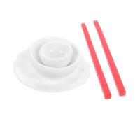 Warmhm 1 Ensemble Kit Miniature de Service pour Maison de Poupées Ensemble Complet Tasse Assiette Bol et Baguettes Décoration de Maison de Poupées Adorable