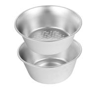 Warmhm 1 Ensemble Panier De Vidange Légumes Passoire De Riz Panier De Filtre D'évier De Cuisine Végétarien Fonctionnel Rondelle De Riz Petit Acier Inoxydable Silver
