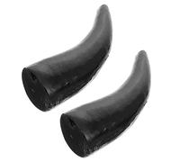 Warmhm 1 Paire De Coiffes En Corne De Bœuf En Plastique Mini Cornes De Diable Bandeau Pour Costume De Fête D'Halloween Bandeau En Corne De Bœuf