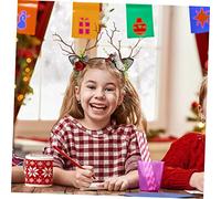 Warmhm 1 Pièce Couronne de Cerf Branche avec Oiseau et Accessoire de Fête pour Garçon Fille et Adultes Parfait pour Noël Halloween et Spectacles