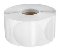 Warmhm 1 Rouleau de Pastilles Adhésives Amovibles, Ruban Adhésif Repositionnable, Autocollants Transparents pour Enveloppes, Autocollants Ronds Transparents pour Emballage Cadeau