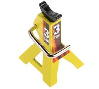 Warmhm 10 Cric Manuel Robuste en Métal Jaune Accessoire pour Simulation D’Escalade et Réparation Outil Compact pour Modélisme Rc