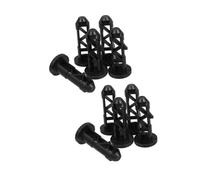 Warmhm 10 Pièces Axes De Charnière Pour Couvercle De Poubelle à Roulettes De Remplacement Pour Poubelles En Plastique Accessoires Pour Extérieur