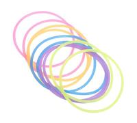 Warmhm 10 Pièces Bracelet En Silicone Lumineux Ultra Fournitures De Fête Enfant Scène Bandes Silicium Groupe Halloween Poignet Bracelets Couleur Briller Gel De Silice