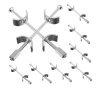 Warmhm 10 pièces Connecteur de Joint de Plan de Travail Cuisine Acier Galvanisé Fixation Sécurisée pour Meubles et Compatible et Flexible pour Assemblage Stable