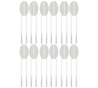 Warmhm 10 pièces Coussinets de Massage Silicone Autocollants Pads Multifonctions Flexibles pour Électrostimulateur Ems Accessoires Corporels Professionnels