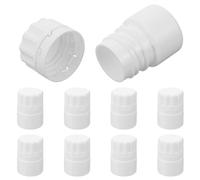 Warmhm 10 pièces Flacons Vides PE Contenants Recharges Pratiques pour Pilules Boîte Pilules Portable pour Voyage et Usage Quotidien