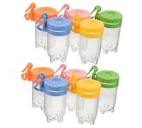 Warmhm 10 Pièces Insect Container for Transparent Plastic Bug Viewer Box with Flip Lid Portable Science Nature Exploration Tool for Specimen Collection and Observation