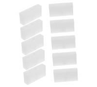 Warmhm 10 Pièces Kit D'extension De Porte Épaisse Arrêts De Porte En Nickel Brossé Fenêtres Coulissantes Verrou De Sécurité Bouchon De Fenêtre Loquet De Fenêtre Plastique Dur Blanche