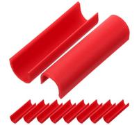 Warmhm 10 Pièces Manchon de Coupe-carreaux el en Plastique Rouge