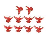 Warmhm 10 Pièces Peace Dove Brooches With Olive Branch Small Lightweight Lapel Pins For Women And Men Elegant Symbolic Jewelry For Clothes Bags Scarves Jackets Accessories