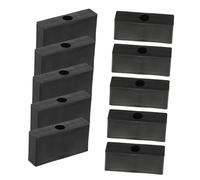 Warmhm 10 Pièces serrures de fenêtre à l'épreuve des enfants limiteur de fenêtre sécurité maison kit isolant de film rétractable pour fenêtre kit d'extension de porte épaisse nylon