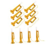 Warmhm 10 Pièces Trompettes Miniatures Amusantes Atmosphériques pour Spectacles et Fêtes Accessoires Ludiques pour Garçon Fille