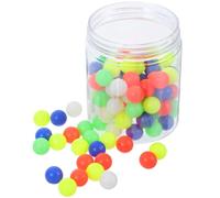 Warmhm 100 Pièces Boules en Plastique colorées balles d'enseignement des probabilités de de balles Outils d'enseignement des mathématiques Perles Compter